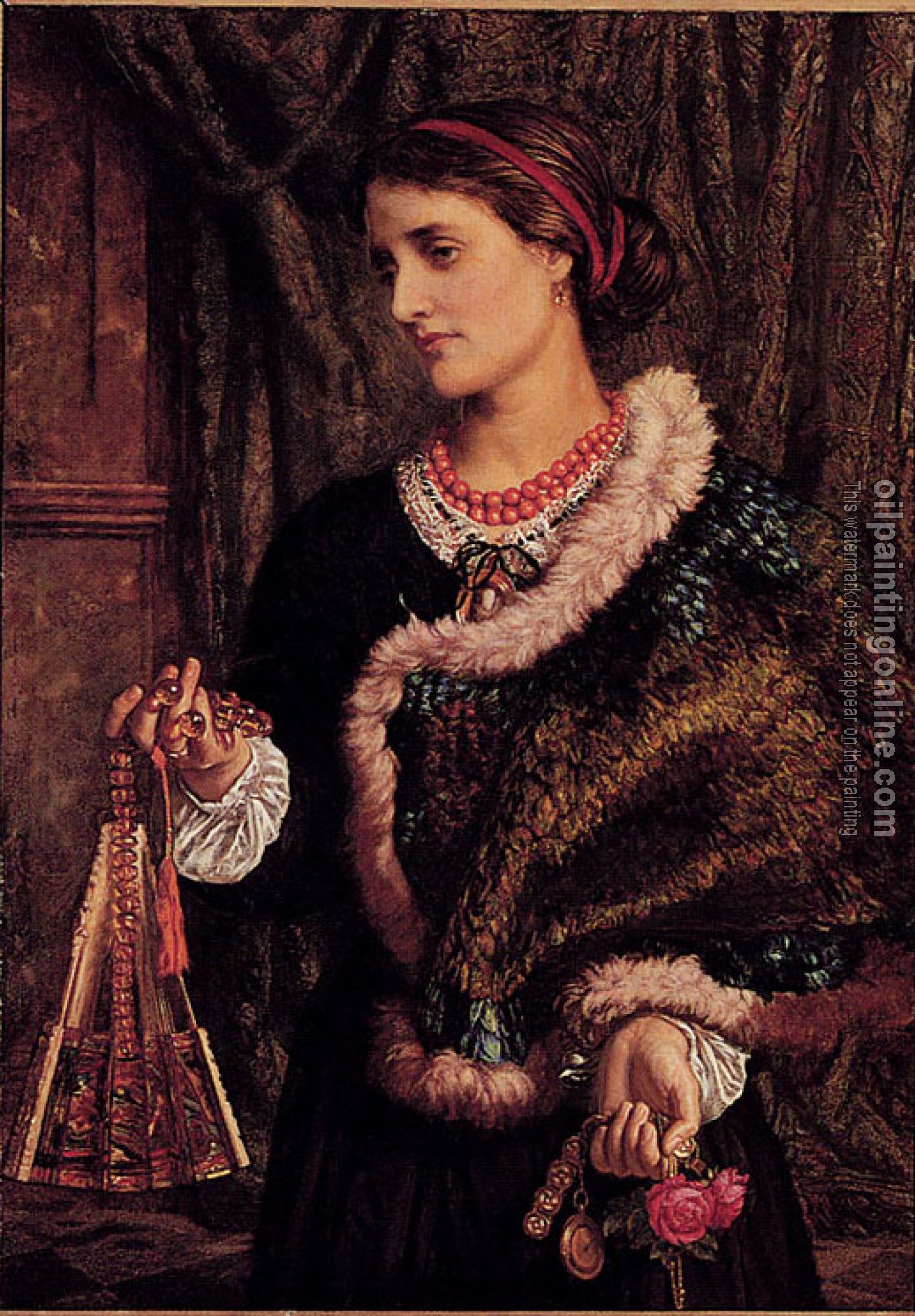 Hunt, William Holman - The Birthday A Portrait Of The Artists Wife Edith